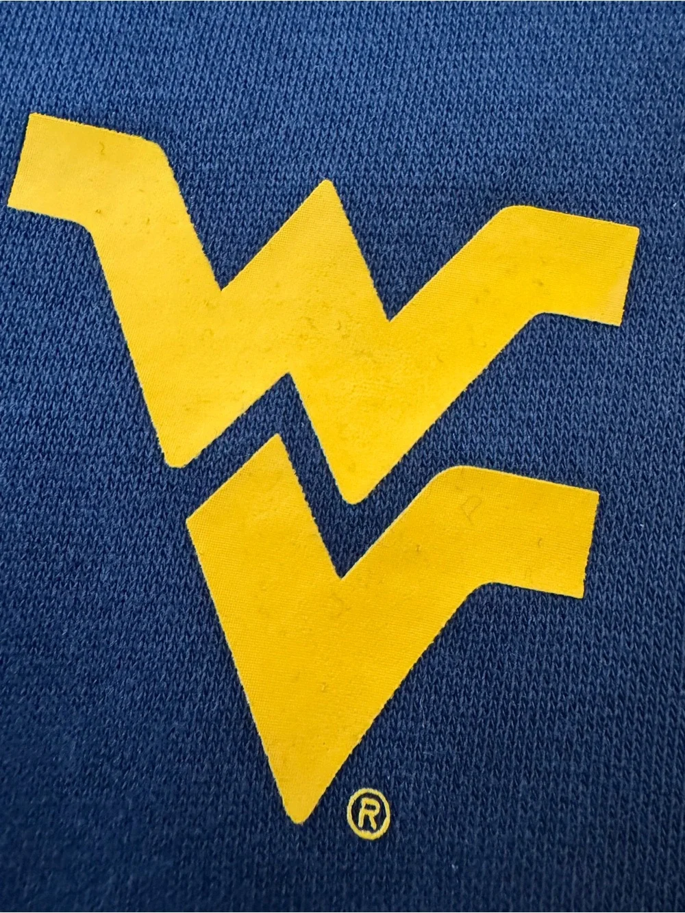 WEST VIRGINIA MOUNTAINEERS 1990s early 2000s Nike Navy Pullover Hoodie